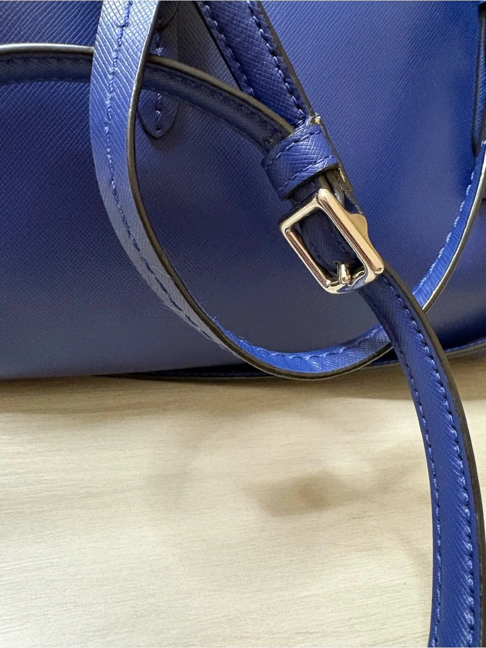 Coach Navy Blue Leather Dome‎ Crossbody Bag